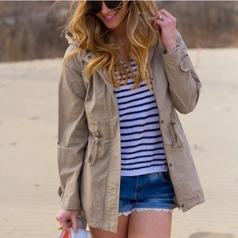 Love Tree Tan Utility Jacket